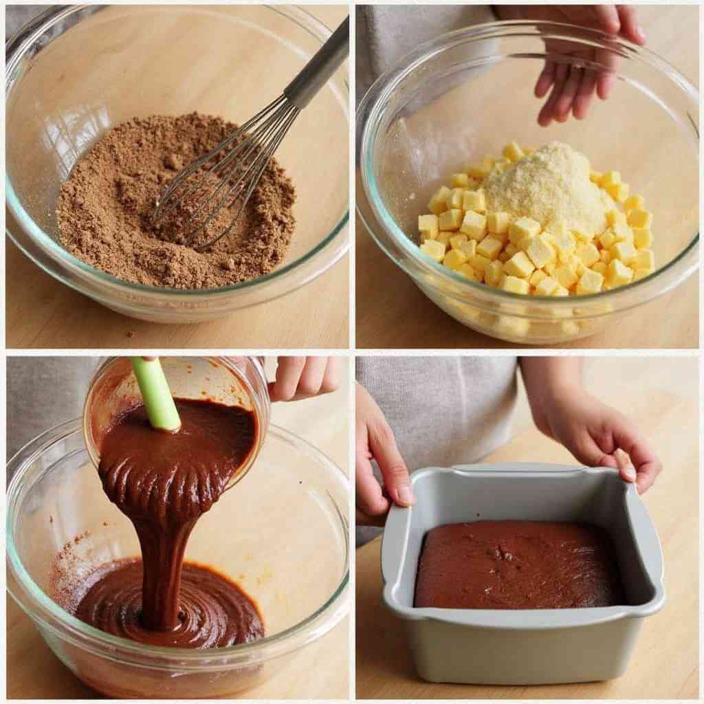 Healthier Ragi Chocolate Cake Recipe Steps